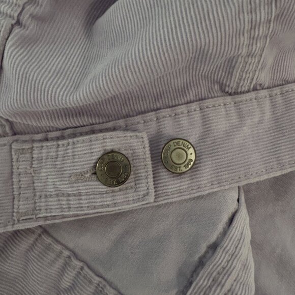 GAP for Good Lavender Purple Corduroy Trucker Jacket Size Small - Picture 7 of 12